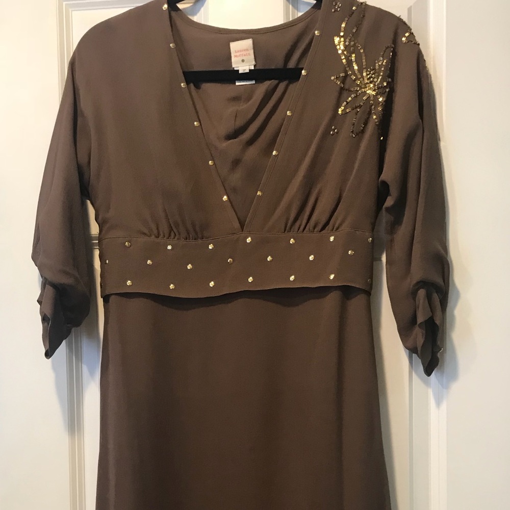 Lauren Moffatt soft silk dress
